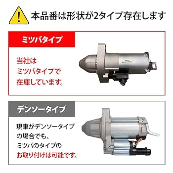 オデッセイ　セルモーター　スターター　ミツバ　ＳＭ４２２-０２ 再生・未使用品 オデッセイ セルモーター スターター ミツバ SM422-02